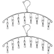 Large Stainless Steel Laundry Drying Rack for Air Drying Underwear Sock Hanger