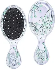Wet Brush Osmosis Mini Detangler - Sparkling Sea Life - Detangling Travel Hair Brush - Ultra-Soft IntelliFlex Bristles Glide Through Tangles with Ease - Protects Against Split Ends and Pain-Free