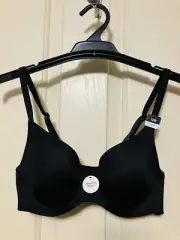NEW Target Woman Black T-shirt Bra Smooth Lines Ladies Size 12B RRP$30