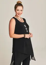 [TS] Taking Shape Jojo Tank Size 12 in Black - Plus Size Women's Clothing Black