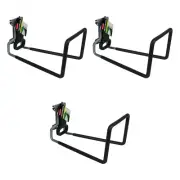 Rubbermaid FastTrack Rail Garage Storage System Water Hose Hook, Black (3 Pack)