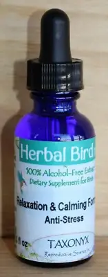 Herbal Bird Rx - Relaxation/Calming Formula for Birds - Compare to Avitech!