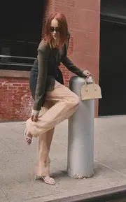 [Khaite] Trenton Silk-Organza Drawstring Pants