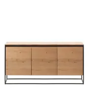 Modern Furniture RIVOLI Sideboard 155cm - Natural Oak / Black