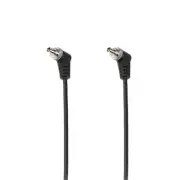 5M/16FT Male-Male Flash PC Sync Cable w/ Screw Lock f/ Nikon Canon & most DSLR