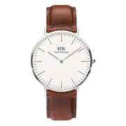 Daniel Wellington Classic 40 St Mawes Silver & White Watch