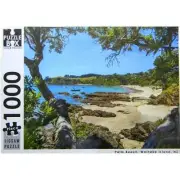 1000 Piece Puzzle Box Jigsaw Puzzle - Palm Beach, Waiheke Island New Zealand
