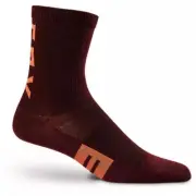 Fox Racing 6" Flexair Merino Sock - Womens - Dark Maroon - 2022