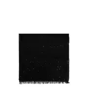 sequined scarf One size black