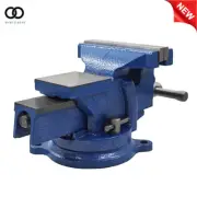 6" Mechanic Bench Vise Table Clamp Press Locking Swivel Base Equipment Tool