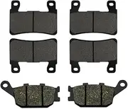 Motorcycle Front and Rear Brake Pads For Honda CBR 600 F4 F4i CBR929 CBR954 FIREBLADE CBR900 RR VTR 1000 SP-1 (SP45) CB1300 (Color : Front and rear)