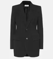 [Balenciaga] Balenciaga Hourglass virgin wool blazer AU 10 black