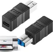 USB 3.0 Adapter - USB to B 3.0 Printer Connector Converter | High-Speed Data Transfer Converter for Computer Laptop Scanner Host Hard Drive