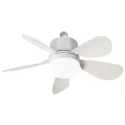 Elfeland E27 LED Ceiling Fan Light Remote Control 3-Speed Fan & 3-Color Temperature Dimmable With 2/4H Timer Removable B