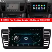 9" Android 10.1 Stereo Radio GPS Head Unit 4+32G For Subaru Legacy Outback 03-09 (for: Subaru)