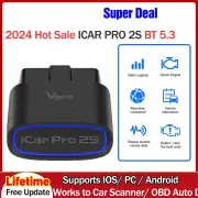 Vgate iCar Pro 2S ELM327 OBD-II Adapter Fast bluetooth V5.3 for Android/IOS/PC OBD2 Scanner Upgraded Version V2.3 Car Di
