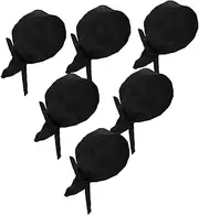 [PACKOVE] Chef Hat Pirate Head Wrap Set Quick-Dry Material Stylish for Men Women Kitchen Restaurant Black