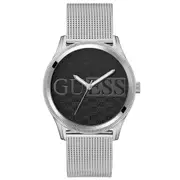 GUESS Reputation Black Logo Mesh Men's Watch GW0710G1
