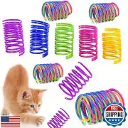 Cat Spring Toys, Bouncy Coil Kitty Cats Spiral Spring Toy for Indoor Cats Hea