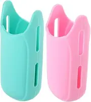 Hair Straightener Cover Heat Resistant Silicone 2pcs Hair Iron Protection Curling Iron Case