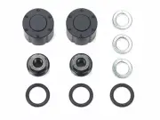 Tamiya 56557 1/14 RC Tractor Truck Parts Hub Nuts For Dual Wheels(Black,2pcs)