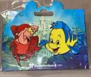 Disneyland Paris 2022 La Petite Sirene Little Mermaid Sebastian & Flounder Pins