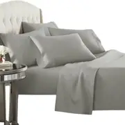 Grey 1500TC Supreme Egyptian Cotton Full Sheet Set