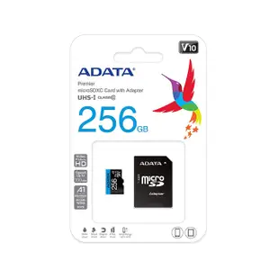 威剛 ADATA Premier 128G 256G micro SDXC A1 UHS-I C10 U1 記憶卡