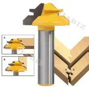 45 Degree Lock Miter Router Bit 1/4" 1/2'' Shank Cutter Woodworking Drilling