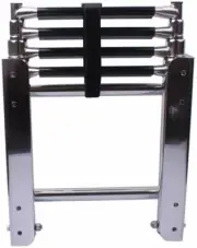 Stainless Steel 4 Steps Boat Ladder Telescoping Platform Slide Mount Ladder