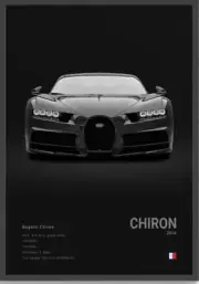 bugatti chiron poster