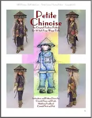 "Petite Chinoise" 18 inch Ball Jointed Doll Kaye Wiggs Fashion Clothing Pattern