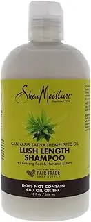 Shea Moisture Cannabis Sativa (Hemp) Seed Oil Lush Length Shampoo 384 ml, 1410 g