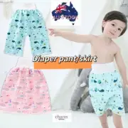 Waterproof baby Urinary Skirt Shorts Toddler Absorbent Pants bed protection