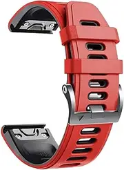 [KAVJU] 22 26mm Silicone Watchband Wriststrap For Garmin Fenix 6X 6Pro 5X 5 Plus 3 HR Enduro D2 Delta PX Quick Release Wirstband Pемешок