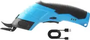 Cordless Electric Scissors | USB Rechargeable Cordless Scissors | Portable Carpet Cutter Tool, Small Handheld Scissors for Carpet, Felt, Leather