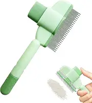 Cat Dog Flea Comb | Flea Comb for Cats Dogs | Multipurpose Dog Cat Fleas Treatmen Combs with Release Button for Grooming and Shedding | Ergonomic Dematting Combs fors Short and Long Haired Cats Dogs