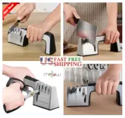 KNIFE Sharpener PROFESSIONAL System Scissors Tool Heavy Duty Tungsten Diamond 3