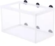 Fish Breeder Net Big Fry Hatchery Incubator with Suction Cups Mesh Fish Breeding