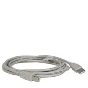 USB 2.0 Printer Scanner Cable Type A Male to Type B Male (10ft) - Beige