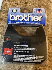 2 Pack Brother AX GX SX ZX Series 1230 Black Ink Correctable 1030 Film Ribbons