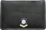 Preston North End Football Club Leather Card Holder Wallet, Black