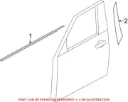 Genuine OEM Front Driver Left Door Applique for Nissan Armada 2017-2019