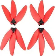 2 Pairs 3-Blades Drone Propellers for D-JI Mavic Mini 2/Mini Replacement Props(Red)