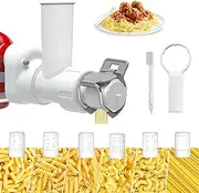 Pasta Attachment for kitchenaid Stand Mixer with 6 Different Shapes of Pasta Outlet, Durable Pasta Attachment for kitchenaid Mixer kitchenaid Mixer Accessories