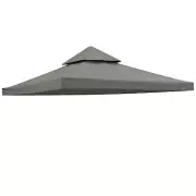 Yescom Canopy Top Replacement UV30+ Top Cover for 2-Tier 10x10’ Gazebo Garden