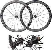Carbon Road Bike Wheelset 700C C/V/Rim Brake 50mm Depth 23c-25c-28c-32c Clincher Tires Ceramic Bearings Hub, Support for 8/9/10/11/12 Speed Cassette