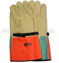 在飛比找Yahoo!奇摩拍賣優惠-【米勒線上購物】美國原裝進口 WHITE 保護高壓橡皮手套用