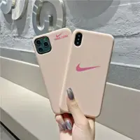 在飛比找ETMall東森購物網優惠-ins淡粉色iPhone12 promax適用蘋果11nik