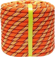 Climbing Rope 1/2In X 100Ft for Tree Swing, Logging, Pulling - Orange